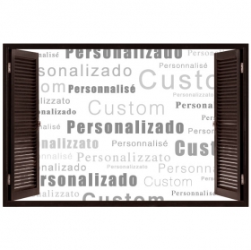 Ventanas En Vinilo 3D Personalizado