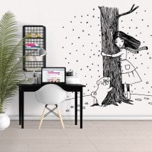 Vinilos Decorativos Abraza A Un Árbol