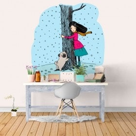 Vinilos Abraza A Un Árbol