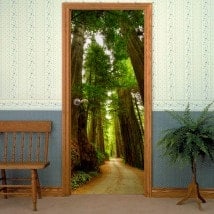 Vinilos Y Pegatinas Puertas Parque Nacional Redwood