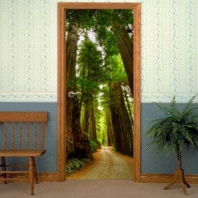 Vinilos Y Pegatinas Puertas Parque Nacional Redwood