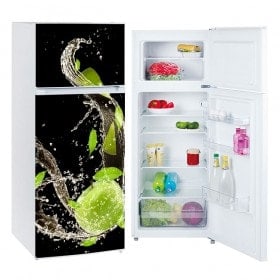 Vinilos Para Neveras Manzana Verde