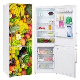Vinilos para frigoríficos y neveras frutas collage