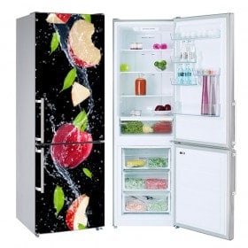 Vinilos para neveras manzana splash