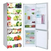 Vinilos decorativos para neveras frutas