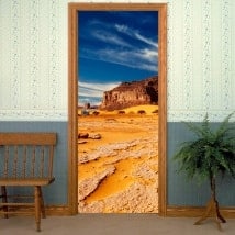 Vinilos para puertas desierto del Sahara