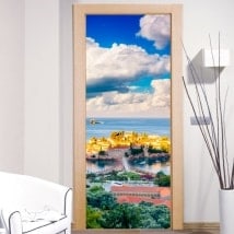 Vinilos para puertas Sveti Stefan Montenegro