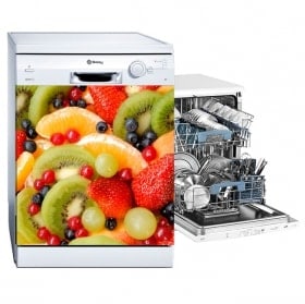 Vinilos decorativos lavavajillas frutas