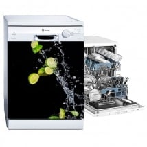 Vinilos para lavavajillas limones splash
