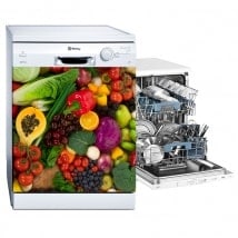 Vinilos decorativos lavavajillas hortalizas y frutas