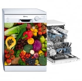 Vinilos decorativos lavavajillas hortalizas y frutas