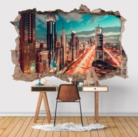 Vinilos decorativos 3d Dubai ciudad