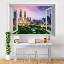 Ventanas de vinilo 3D Kuala Lumpur Malasia