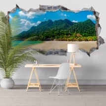 Vinilos 3D panorámica archipiélago Langkawi Malasia