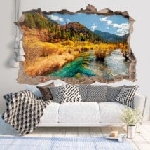 Vinilos decorativos 3d naturaleza