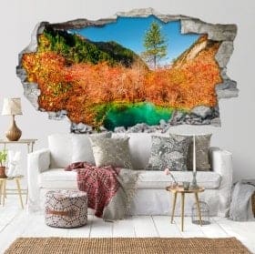 Vinilos decorativos 3D colores naturaleza