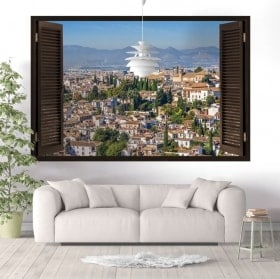 Ventanas de vinilo 3D Albaicín Granada España