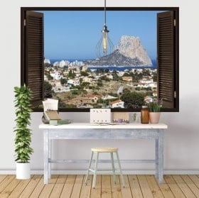 Ventanas de vinilo 3D Peñón de Gibraltar