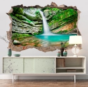 Vinilos decorativos 3D cascada en Eslovenia