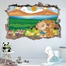 Vinilo 3D selfie infantil
