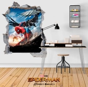 Vinilos 3D spiderman homecoming