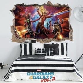 Vinilos 3D guardianes de la galaxia 2