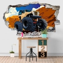 Vinilos adhesivos monster truck 3D