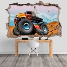 Vinilos decorativos 3D bigfoot