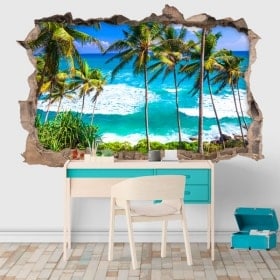 Vinilos decorativos playas Sri Lanka 3D