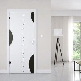 Vinilos para puertas c&iacute;rculos retro