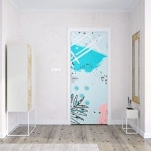 Vinilos para puertas colores de pasión