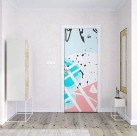 Vinilos para puertas colores tropicales