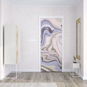Vinilos decoraci&oacute;n puertas colores m&aacute;rmol