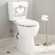 Vinilos para aseos y baños el sillón de la reina