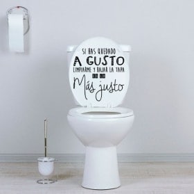 Vinilos para baños y aseos si te has quedado a gusto