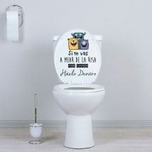 Vinilos WC si te vas a mear de la risa