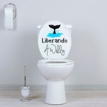 Vinilos WC liberando a Willy