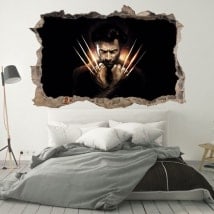 Vinilos paredes X-Men Orígenes Wolverine 3D