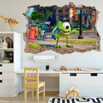 Vinilos monster university 3D