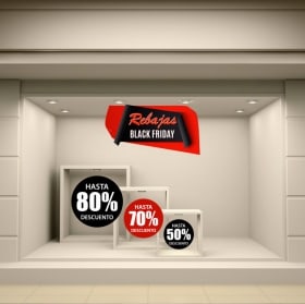 Vinilos para comercios rebajas black friday
