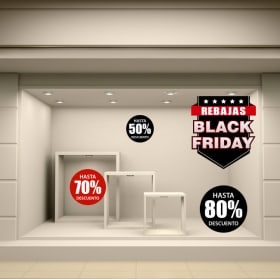 Vinilos black friday para tiendas