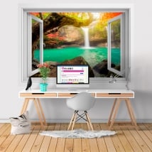 Vinilos decorativos cascadas Heo Suwat 3D