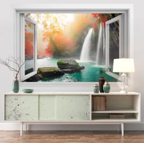 Vinilos cascadas Heo Suwat 3D