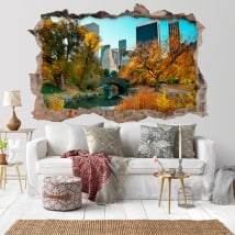 Vinilos Central Park New York 3D