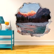 Vinilos paredes naturaleza en Eslovenia 3D