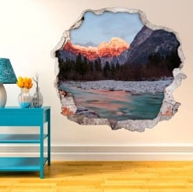 Vinilos paredes naturaleza en Eslovenia 3D