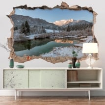 Vinilos reserva natural Zelenci 3D