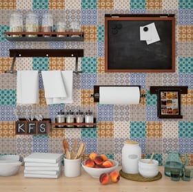 Vinilos decorativos azulejos adhesivos