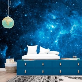 Fotomurales de vinilos estrellas en el cosmos 3D