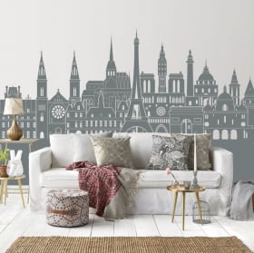 Vinilos decorativos Skyline Francia